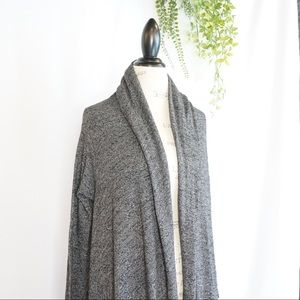 Free People Knit Long Cloak Sweater